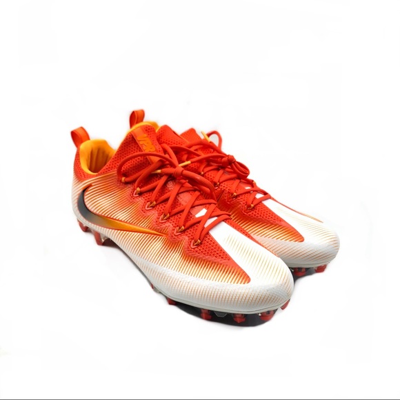 Nike Other - Nike Men’s Vapor Max Cleats White/Orange
